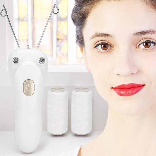 Depiladora Facial Eléctrica de Hilo Premium - SkinLux™ Threading