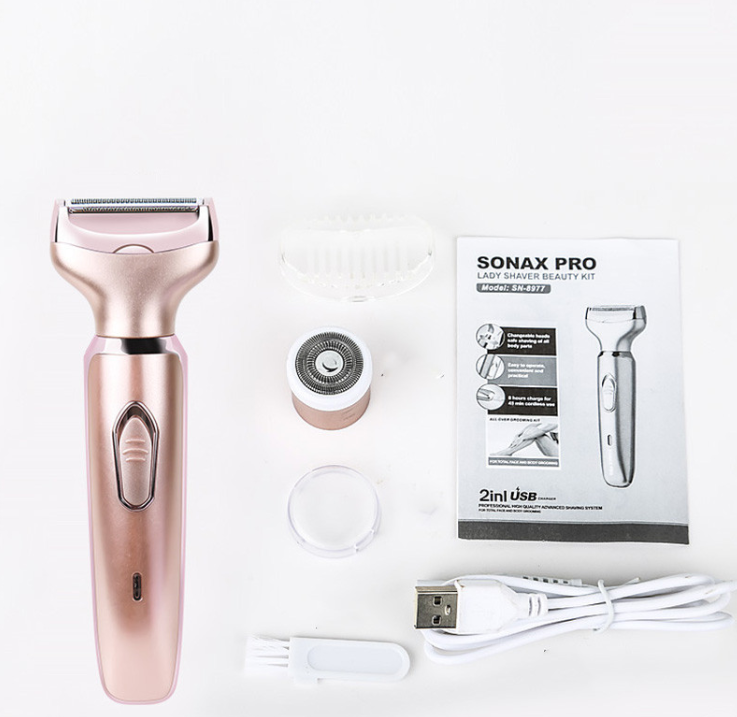 Depiladora Corporal Eléctrica Premium - SkinLux™ (Kit 4 en 1)
